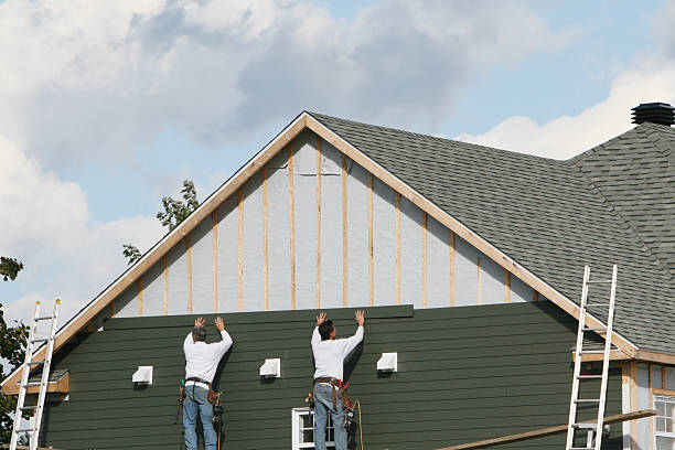 Professional Siding Replacement technician working in North Bend, PA